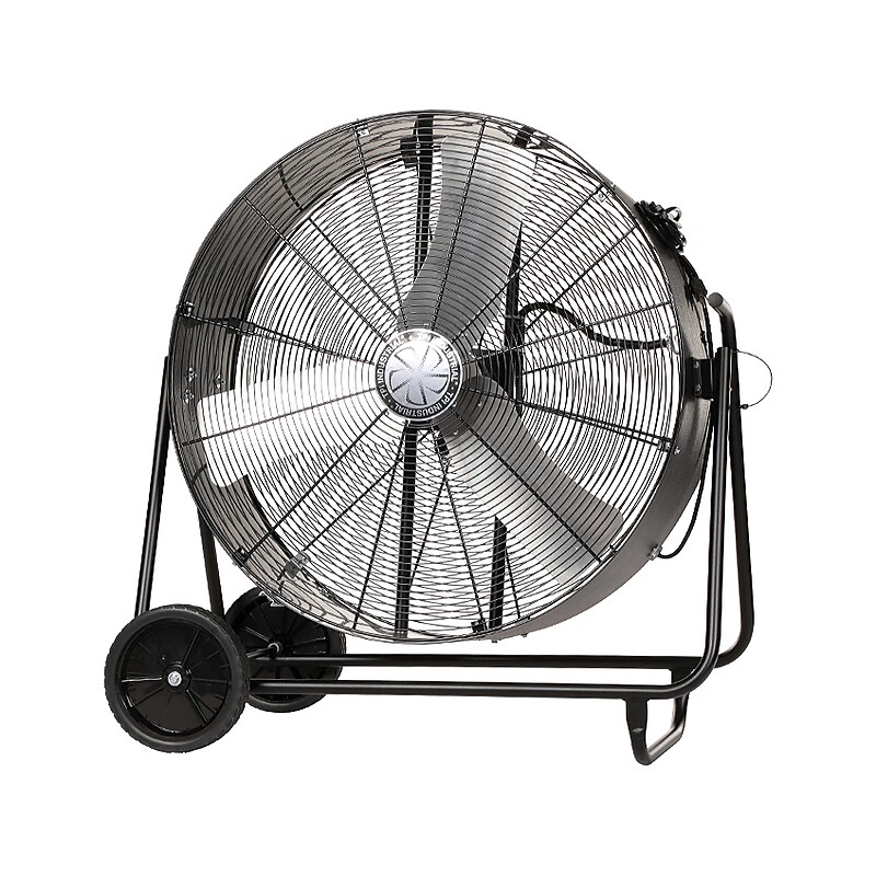 TPI PBXS 36" Industrial Portable Floor Fan, 2-Speed, Black (08213702) image 1