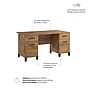 Bush Home Somerset 60" W Office Computer Desk with Drawers, Fresh Walnut (WC81328K)~#|#~646FB3FA-8260-45B2-BAEBAC2B5050CB92_sc7
