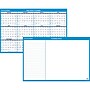 2026 AT-A-GLANCE 36" x 24" Yearly Dry Erase Wall Calendar, Reversible, White/Blue (PM200-28-26)~#|#~64750963-76CA-40AE-867B8E07918ED9B5_sc7