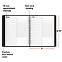 Staples 7" x 8.75" Undated Daily Planner, Black (ST60461-24)~#|#~64780BDE-38B7-43F7-B923701B2AEB8BE2_sc7