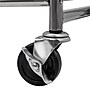 Household Essentials Rolling Laundry Cart with Basket, Silver (HH6028-1)~#|#~647CF8FA-2C4A-47A7-8B25D05898224BBA_sc7