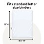 Staples Sheet Protectors, Clear, 100-Pack, Top-Loading, 3-Hole Punched, Letter Size Page Protectors for Binders~#|#~647D61A0-8B38-4BE0-BDB964C1CF0CE3A5_sc7