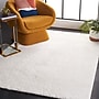 Safavieh Tahoe Shag Collection 3' x 5' Rectangle Indoor Area Rug, Machine Made, White (THO670A-3)~#|#~6486A942-49AB-4B72-8FE49E70D9C3D9F2_sc7