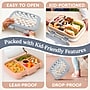 bentgo Whimsy & Wonder Kids Bento Box, 5-Compartment, Checker Gradient, 19.2 oz. (BGKDPT-CHK)~#|#~6487B1F5-847A-42BC-8A2FF08F4E2F5846_sc7