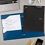 Five Star Stay Put  3-Hole Punched 2 Pocket Plastic Folder, Black (333420G-ECM26)~#|#~6487EFD9-96A5-49DE-A1122FB85A73E284_sc7