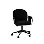 Linon Home Decor Products Karri Armless Polyester Swivel Computer and Desk Chair, Black (178538BLK01U)~#|#~648DABAD-DAF5-4EE9-AE6B9428879CCD4E_sc7