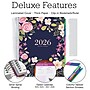 2026 Global Printed Products Navy Floral 8.5" x 11" Weekly & Monthly Planner, Paperboard Cover (RRY26-DCY-6)~#|#~6491A7DD-9537-4735-816B3FF82041E99D_sc7