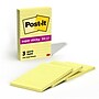 Post-it Super Sticky Notes, 4" x 6", Canary Collection, Lined, 90 Sheet/Pad, 3 Pads/Pack (660-3SSCY)~#|#~6493025C-FC21-41AC-B8CC501591ACC4FB_sc7