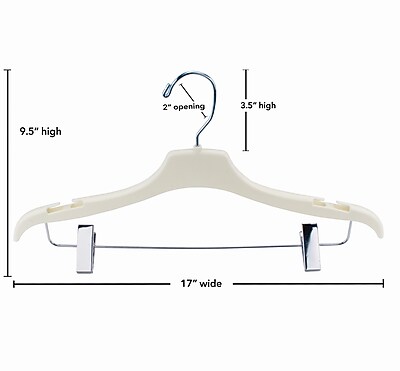 Nahanco 17" Plastic Elegant Coordinate Suit Hanger - Thumbnail 2