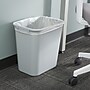 Coastwide Professional™ Indoor Trash Can Without Lid, Gray Soft Molded Plastic, 7 Gallon (CW56431)~#|#~6494B35A-D17E-4395-B5C6CA26BAC68A7B_sc7
