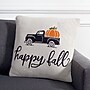 Safavieh Fall Truck Pillow, 18" X 18" (HOL3208A-1818)~#|#~6495744D-AFC4-47D1-9CCBC84FADF9154F_sc7