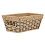 Simplify Small Shelf Storage Basket with Handles, Two Tone Grey (30118-ST)~#|#~64993F5A-56E1-4BA1-98382FE6BD70BCE8_sc7