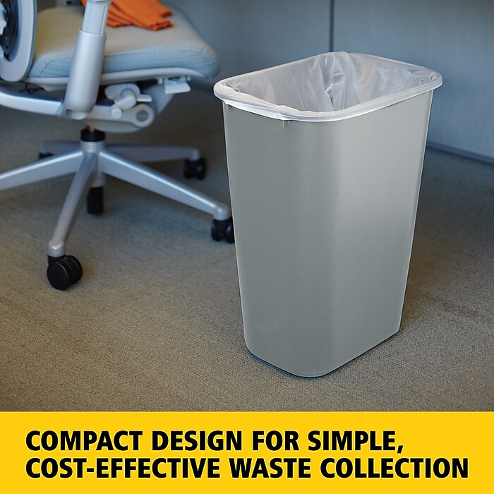 user_5b3f8950Rob Galbraith他1枚 Rubbermaid Indoor Trash Can w/ No Lid, Gray Plastic, 10.25 Gal