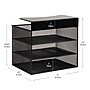 Mind Reader Slide-On Under Desk Metal Front Loading Letter Tray, Letter Size, Black (HUDESK-BLK )~#|#~64A542B4-89AB-4EA7-881B2592AC305A49_sc7