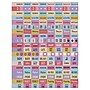 2025-2026 TF Publishing Striped Down 9" x 11" Academic Year Weekly & Monthly Planner, Paperboard Cover, Multicolored (AY26-9706)~#|#~64A71625-DB7E-4B23-938225776D5B8817_sc7