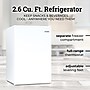Igloo IRF26WH6A 2.6 Cu. Ft. Classic Compact Single Door Refrigerator Freezer - White~#|#~64ABB2A5-359D-4369-9E22894B98AA56B0_sc7