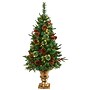 Nearly Natural Pine, Pinecone and Berries Artificial Christmas Tree in Decorative Urn, 4' (T1691)~#|#~64AC78CC-EF9A-4EC1-89A980A8AC70CF50_sc7