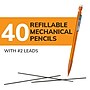 BIC Xtra Smooth Mechanical Pencil, 0.7mm, #2 Medium Lead, 40/Pack (MPCE40-BLK)~#|#~64B11912-012D-4150-B34D6E6B864DE157_sc7
