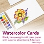 Strathmore 300 Series Watercolor Cards & Envelopes, 6.875" x 5", White, 6/Pack, 3 Packs/Bundle (STTP305150-3)~#|#~64B3E8D4-90D3-4322-9A11889BF65491DE_sc7
