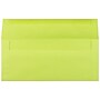 JAM Paper #10 Booklet Envelope, 4 1/8" x 9 1/2", Ultra Lime Green, 100/Pack (71091d)~#|#~64B4A4E6-B9EF-44E9-8A51B1EF5D123439_sc7