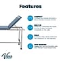 Viva Comfort Adjustable Exam Table, 440 lbs. Capacity, Blue (ADI996-01-BLU-MK)~#|#~64B69869-4CD8-449B-B69C0EC85A22DCC5_sc7