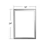Azar Dry-Erase Whiteboard, Aluminum Frame, 24" x 18" (300228)~#|#~64B7F1D5-A330-477F-B1304783A7CA821B_sc7