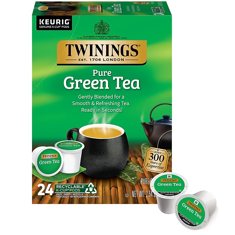 Twinings Green Tea, Keurig® K-Cup® Pods, 24/Box (TNA85788) image 1
