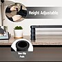 Mind Reader Monitor Stand, Height Adjustable Monitor Stand, Up to 19" Monitors, Black, 2/Pack (2SMPLMON-BLK)~#|#~64BC4444-2070-4823-96260B60495940B7_sc7
