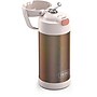 Thermos FUNtainer Stainless Steel Vacuum Insulated Water Bottle, 12 oz., Rose Gold Glitter (EAF4101RG6)~#|#~64C74177-B1C2-4098-A8727DF2882244D5_sc7