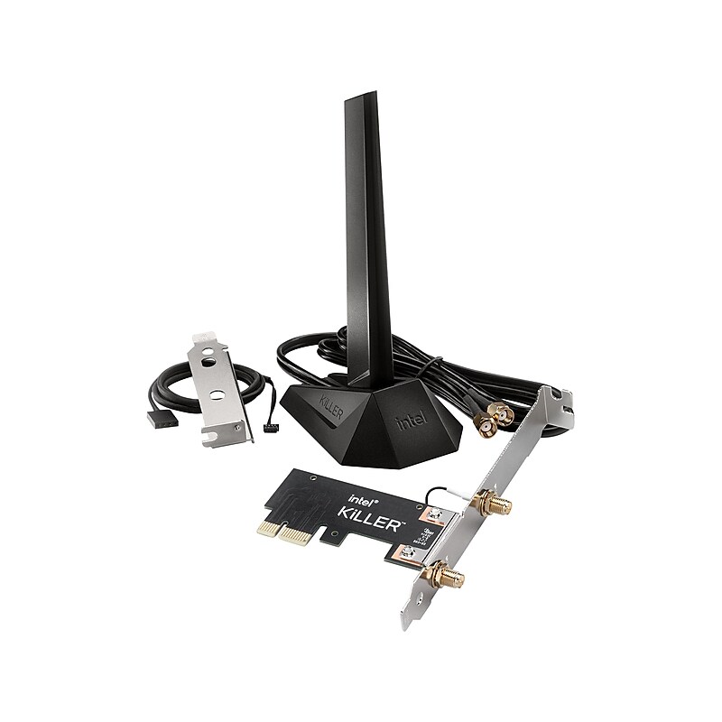 Intel Killer Wi-Fi 6E AX1675 PCIe Gaming Card (AX210.D2WG.NVXC) image 1