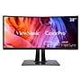 ViewSonic ColorPro 38" Curved 4K Ultra HD 60 Hz LED Monitor, Black (VP3881A)~#|#~64CCD3F6-425C-4B95-92A3D1B4FDE9EDF2_sc7