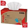 WypAll GeneralClean L30 Cleaning Cloths, 10" x 10.8", White, 12 Sheets/Box, 10 Boxes/Carton (03086)~#|#~64D242DC-B59C-4362-A923E2701F347A3C_sc7