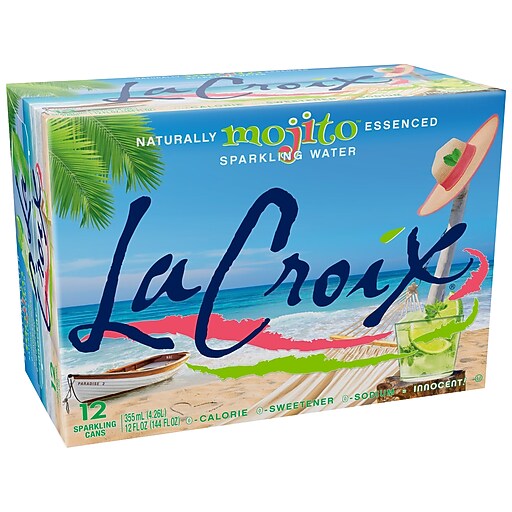 Lacroix Mojito Flavored Sparkling Water, 12 oz., 24/Carton (15021