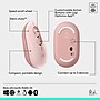 Logitech POP ICON Wireless Ergonomic Keyboard and Optical Mouse Combo, Pink (920-013105)~#|#~64D4E13D-B844-4A60-AD83F53FADB995C6_sc7
