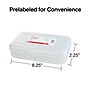 Staples Snap Plastic Cases, 2 1/4"H x 5 5/8"W x 8 1/4"L, Clear (22859)~#|#~64D5278E-DB73-4D5C-90038E9C336EFCFC_sc7