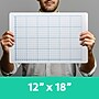 Flipside Quadrant Grid Dry-Erase Whiteboard, 1' x 1.5', 12/Pack (22012)~#|#~64D5F73C-C9E5-4514-B827E42FD0D347C2_sc7
