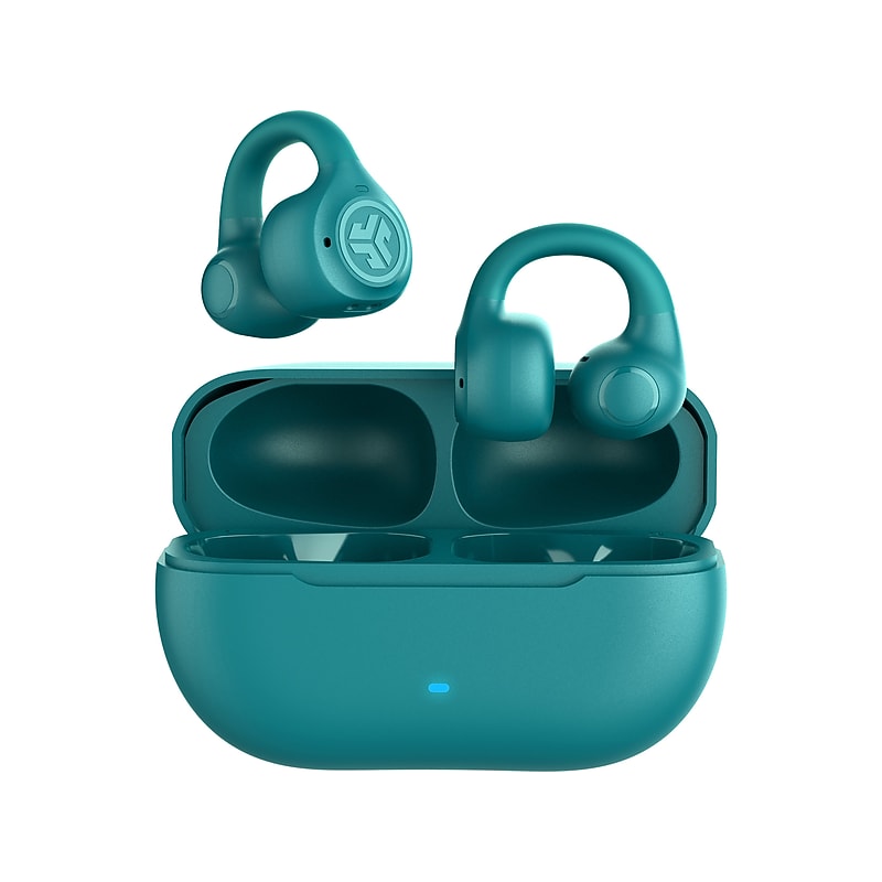 JLab Flex Wireless Open Earbuds, Bluetooth, Teal (EBFLEXRTEL124) image 1