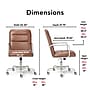 Finch Franklin Bonded Leather Computer and Desk Chair, Camel (CHR10060B)~#|#~64DB6B1E-A464-4941-8F13C55EF1FB4E91_sc7