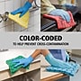 Rubbermaid HYGEN Microfiber Cleaning Rags, 16" x 16", Red, 12 Rags/Pack (FGQ62000RD00)~#|#~64DD1FC3-827F-41B7-AAB0D5C611371657_sc7