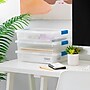 Iris 5.5 Quart Clip Box with Lid, Plastic, Clear, 4/Pack (500290)~#|#~64DE35F9-5BBA-4FD9-B52BB8743FF6008A_sc7