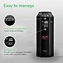 Schneider Electric Back UPS Pro Battery Backup and Surge Protector, Compact Tower, 1500VA, AVR, LCD, 120V, Black (BX1500M)~#|#~64DEC240-DAD8-4116-83FBFD35CA66E533_sc7