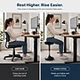 Uncaged Ergonomics Wobble Stool Armless Fabric Active Stool, Black (WSB)~#|#~64DF7C60-BF0F-4570-82FA6BFD1C6AE099_sc7