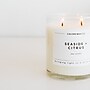 Calyan Wax Co. 2-Wick Clear Glass TumblerSeaside + Citrus Scent 2-Wick Soy Glass Jar Candle, 8.8 oz. (11TUMSC)~#|#~64E4F4A4-4FF1-4E30-934EFEF336AC83D4_sc7