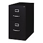 Hirsh Commercial 2-Drawer Vertical File Cabinet, Letter Size, Lockable, 28.375"H x 15"W x 26.5"D, Black (14101)~#|#~64E6EFC4-CEA3-4304-A12A878FA5BC0B39_sc7