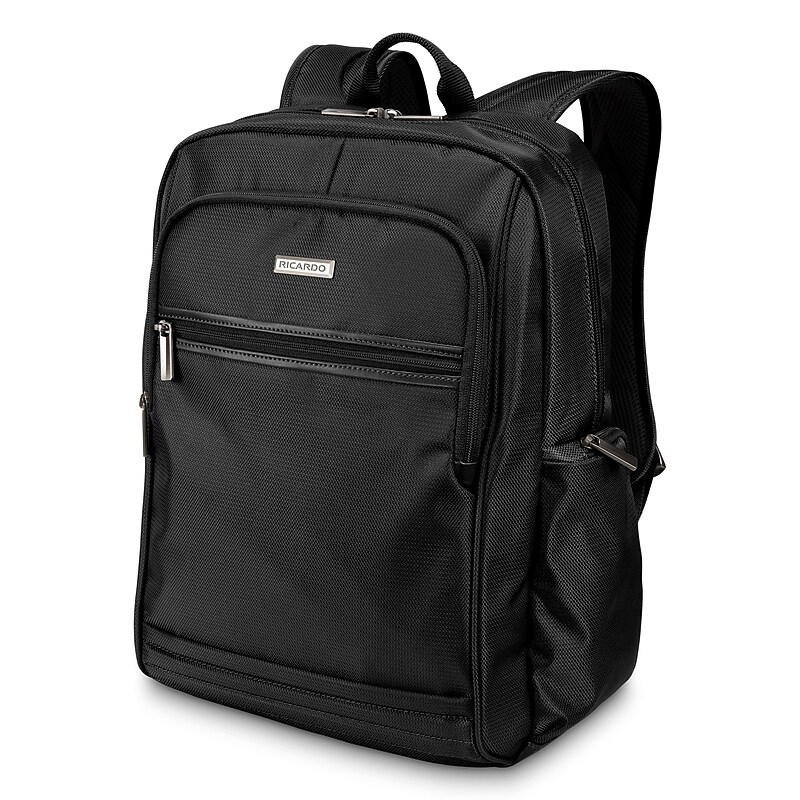 Ricardo Beverly Hills Avalon Laptop Compatible Backpack, Large, Black (135-17-001-BKP) image 1