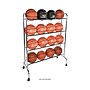 Champion Sports 4 Tier Portable Ball Cart, Silver (CHSBRC4)~#|#~64F42F91-5A69-4D06-952F2F44F3E637D4_sc7