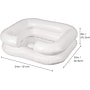 DMI Rectangle Vinyl Inflatable Shampoo Basin, 16"qt, White (540-8085-0000)~#|#~64FB4CD8-32A8-4463-BED83B57F7AFEFF3_sc7