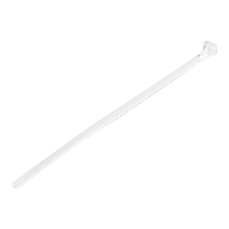 4XEM Cable Ties, 10" x 0.3", White, 100/Pack (4X10ZIPTIE100WR) image 1