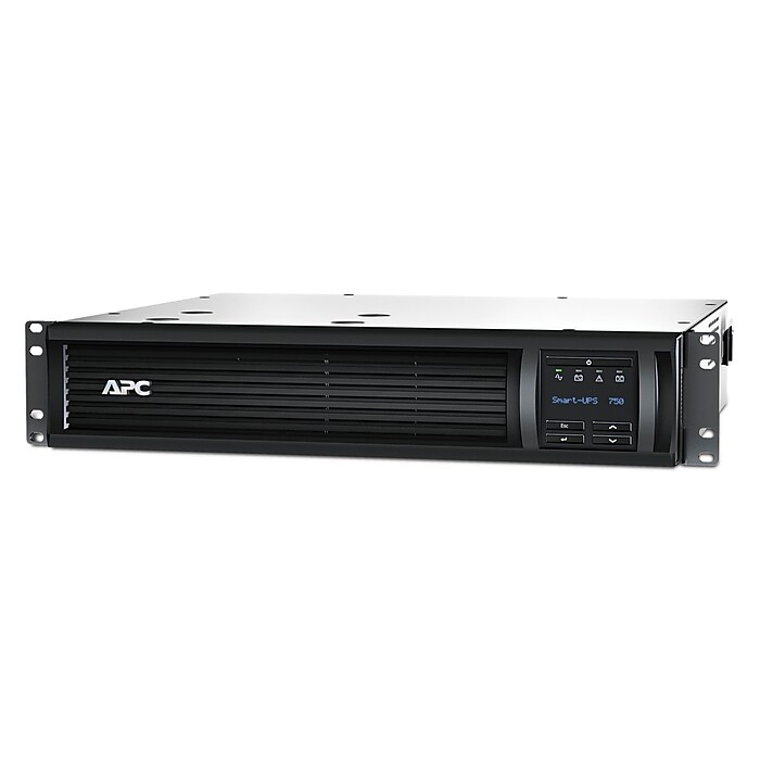 APC Series 750VA UPS with APC SmartConnect, 6-Outlets, Black