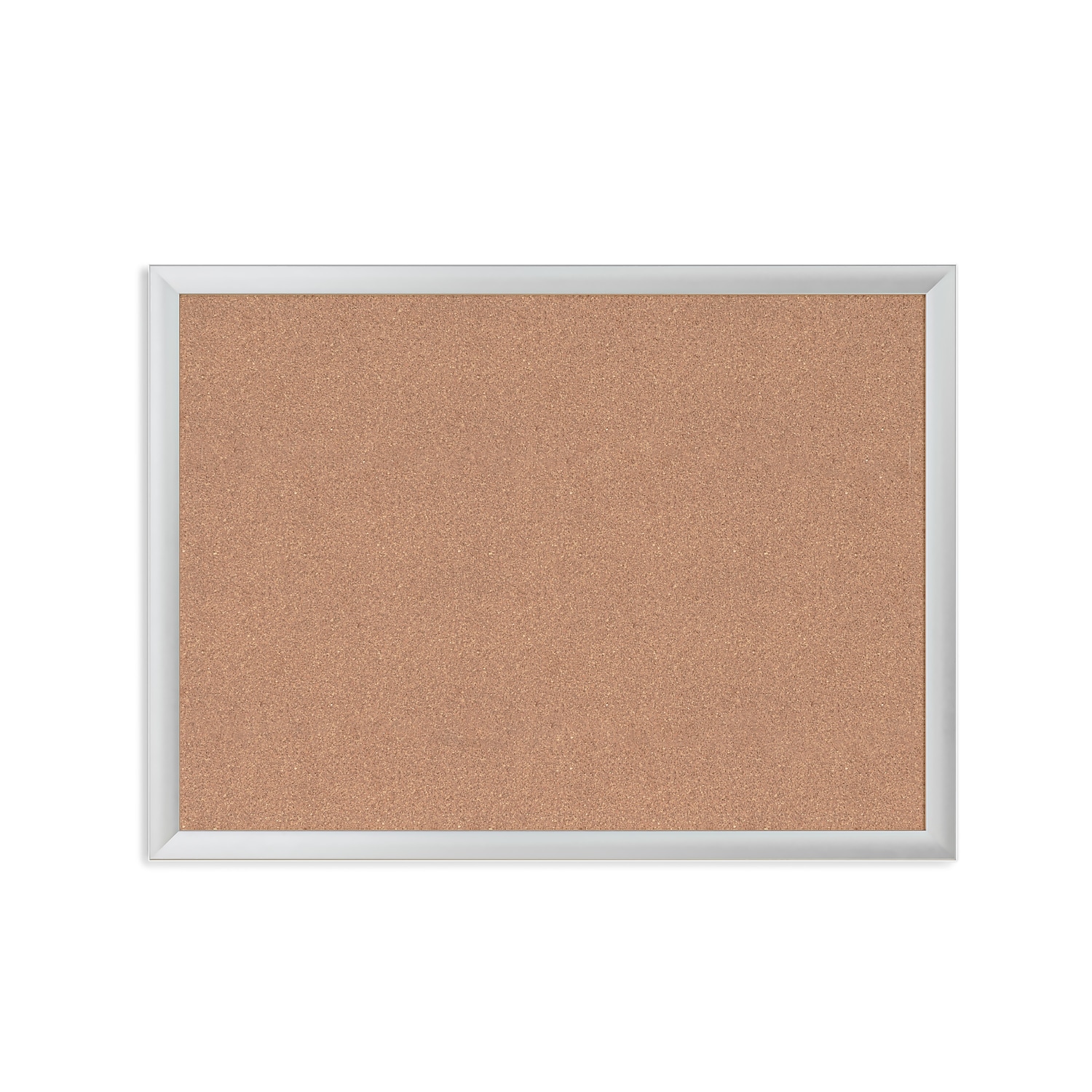Bacheca sughero U Brands 23 x 17 pollici telaio alluminio argento 020U00-01 - Foto 1 di 6
